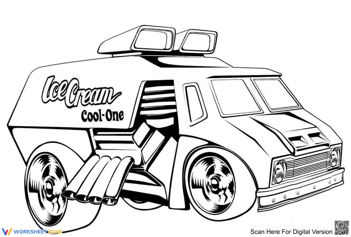 Sweet Learning with an Ice Cream Truck Worksheet! - Page 1