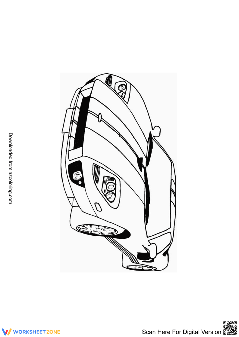 Cool Car: Automotive Design Worksheet - Page 1