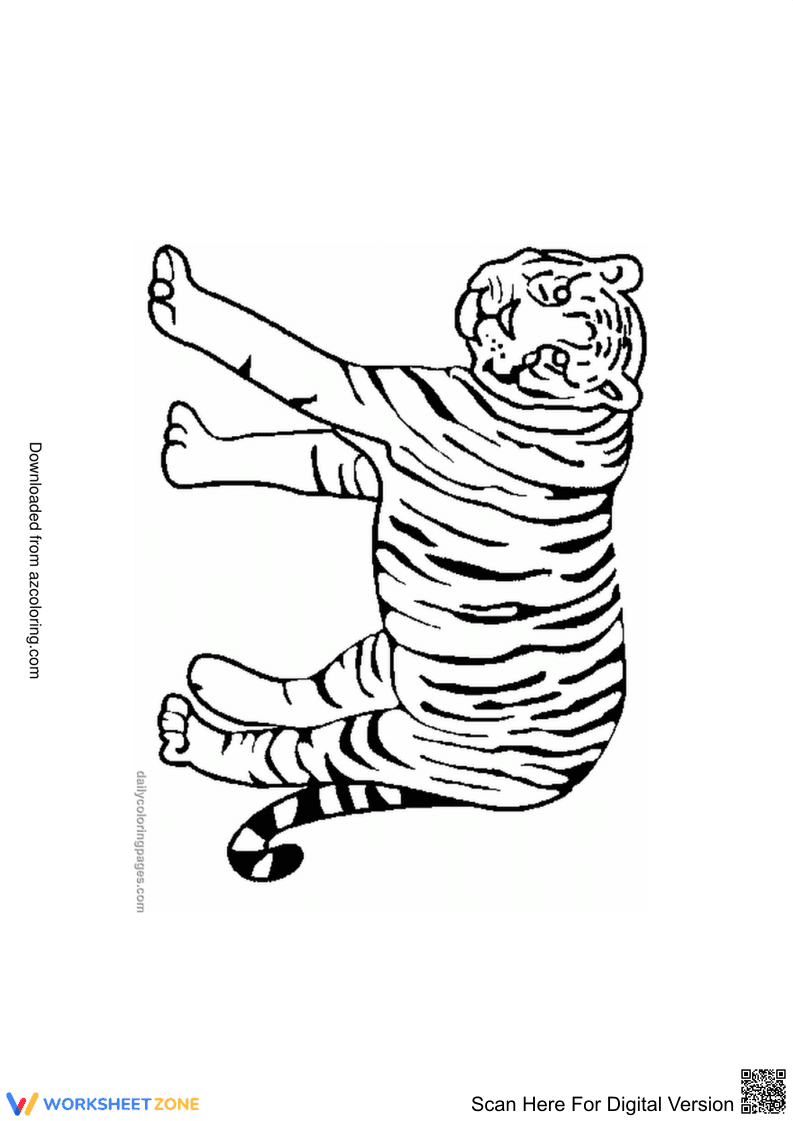 A Tiger: Wildlife and Animal Themes - Page 1