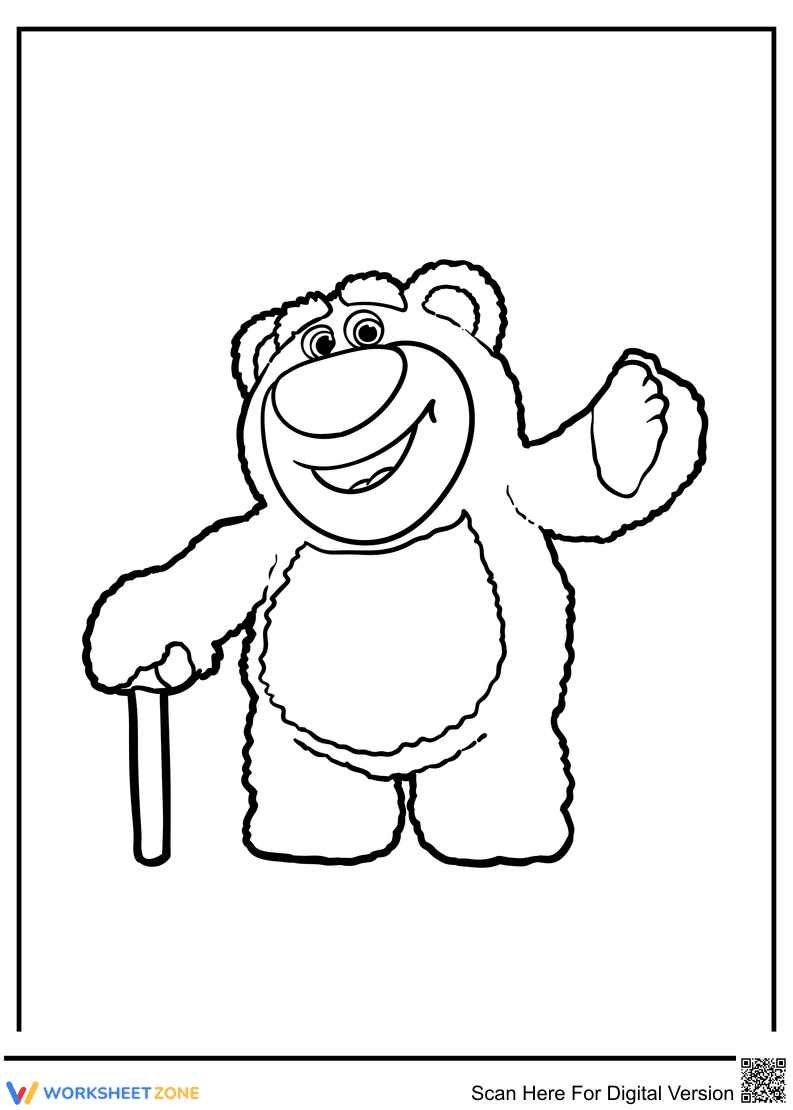 Toy Story Lotso Character Worksheet - Page 1