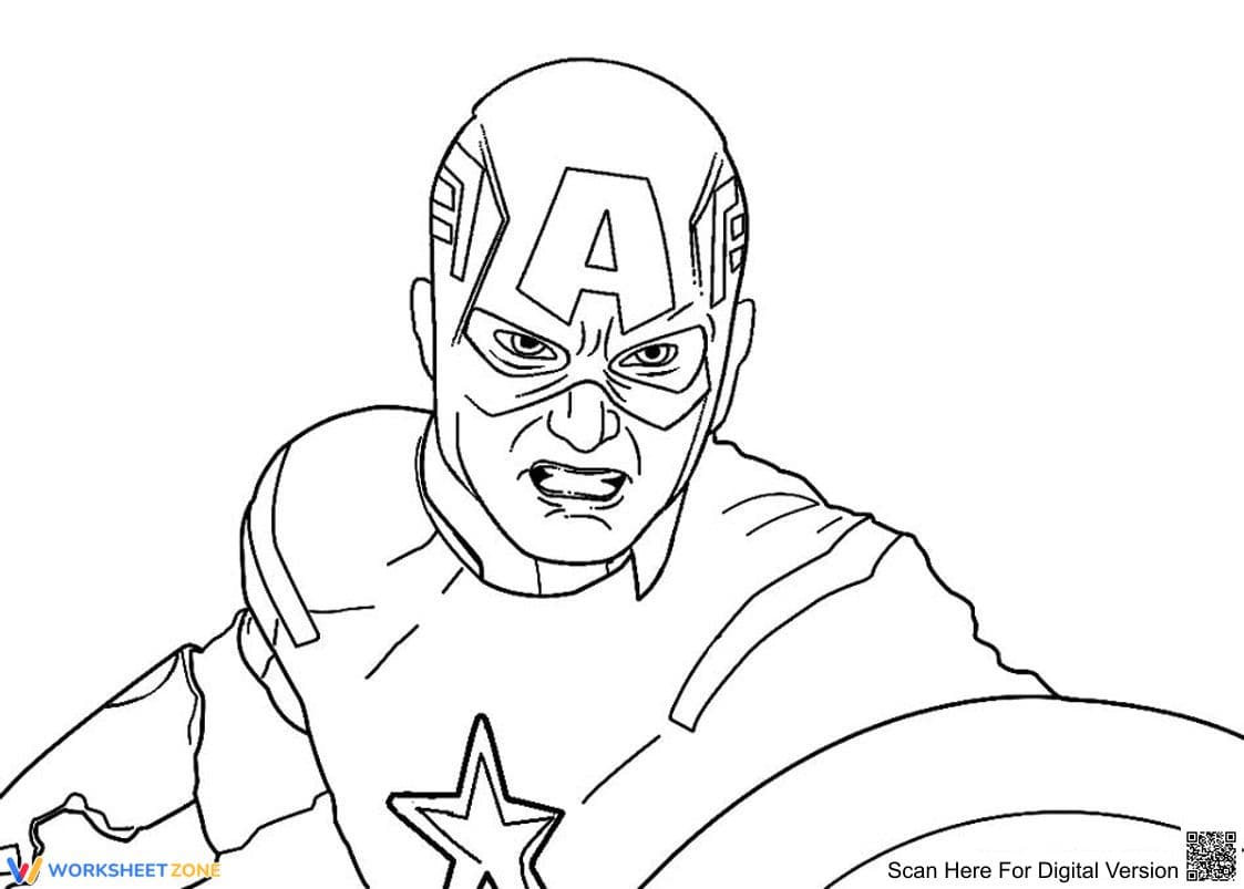 Captain America Arrival Worksheet - Page 1