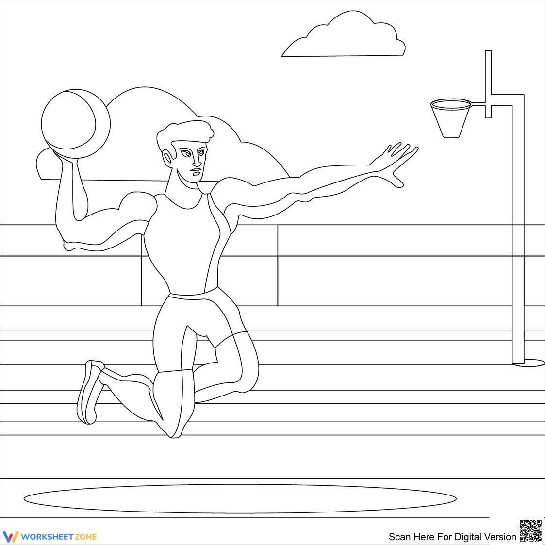Professional Basketball Worksheet - Page 1