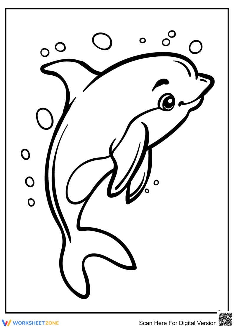 Dolphin Aquatic Worksheet - Page 1