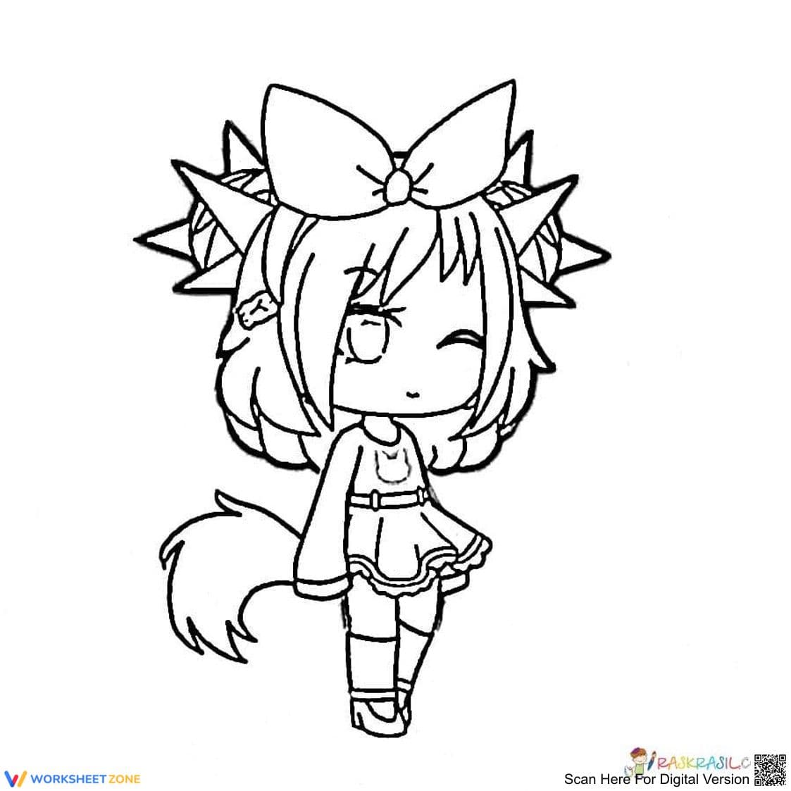 Winking Gacha Life Character Sheet - Page 1