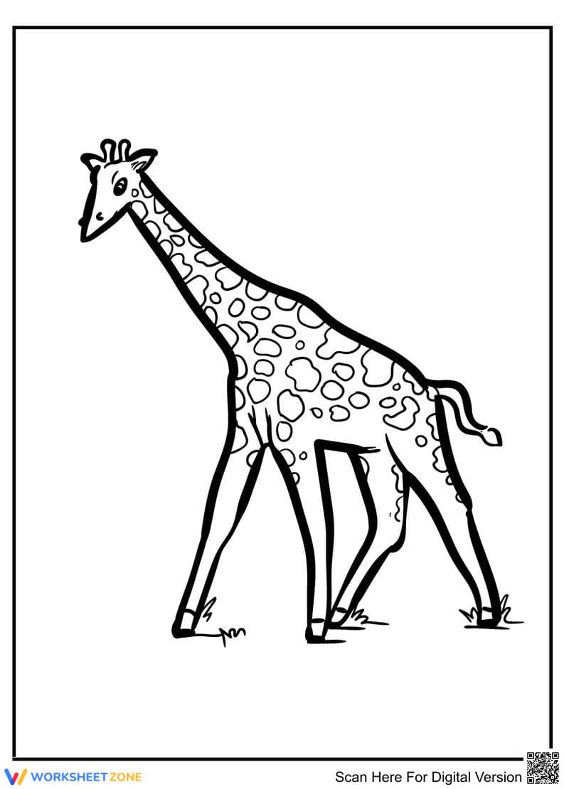 The Giraffe Learning Activity - Page 1