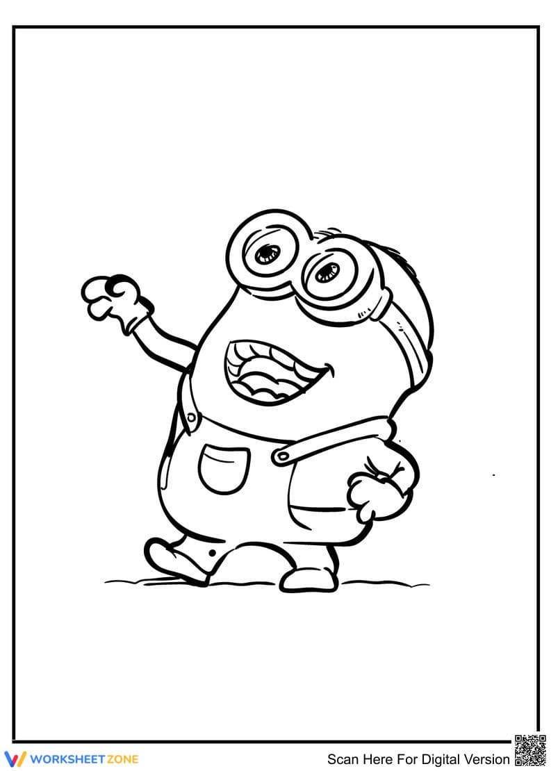 Smiling Minion Creative Sheet - Page 1