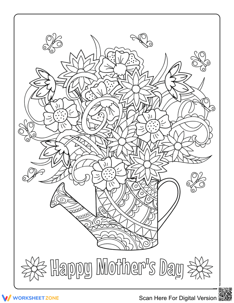 Day of Mother Artistic Gift Sheet - Page 1