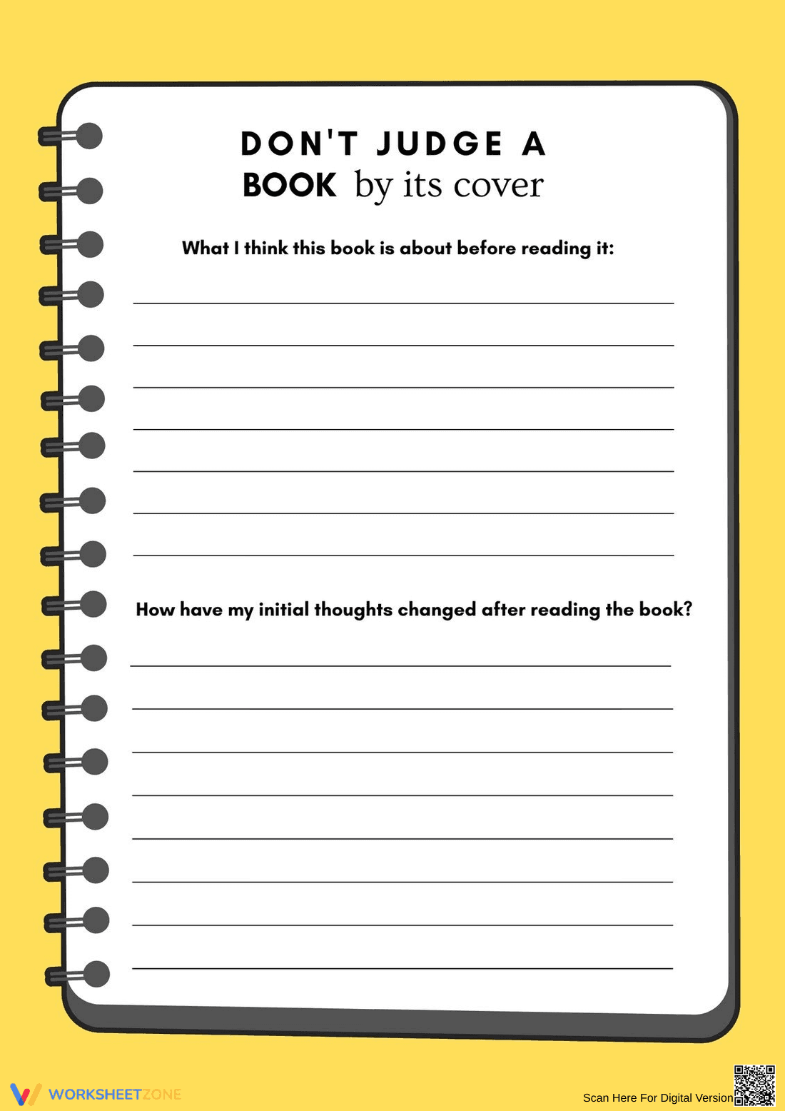 Book Thoughts Before and After Worksheet | Grade 3 Essential - Page 1