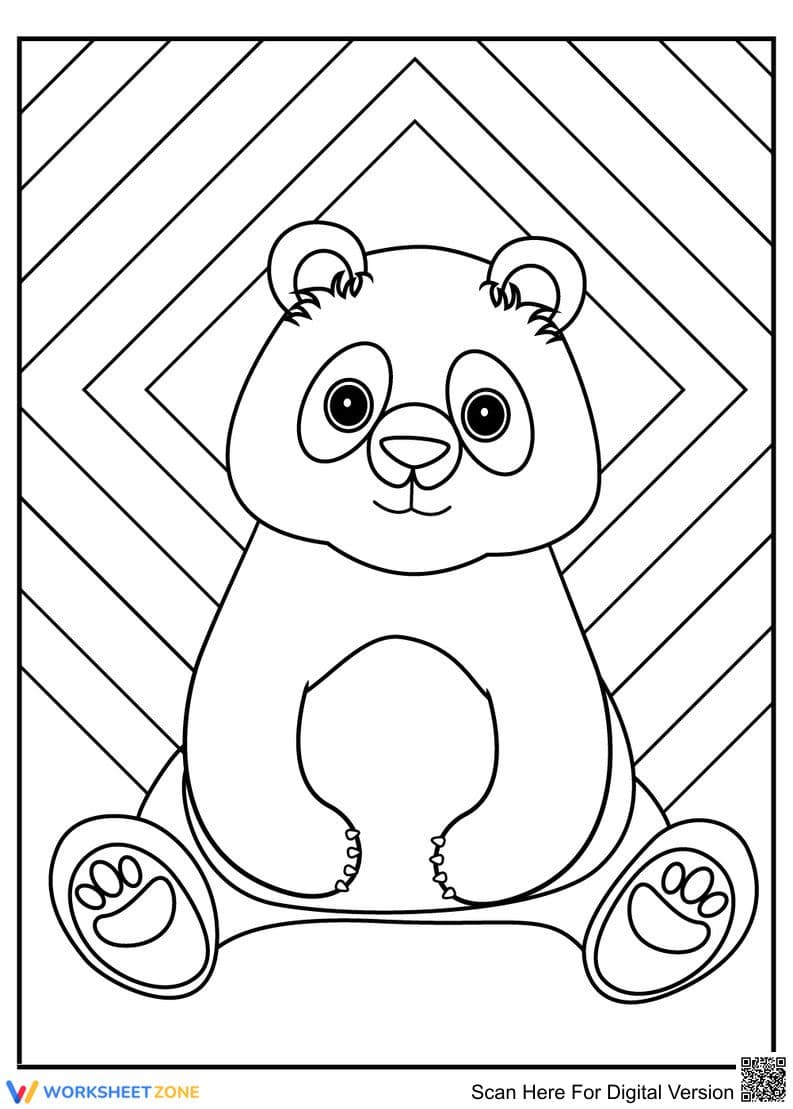 Adorable Panda Worksheet for Learning Fun! - Page 1
