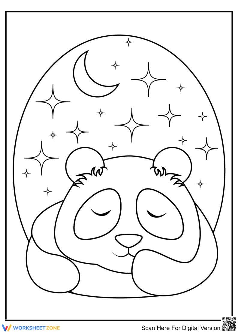 Fun Learning with a Lovely Panda Worksheet! - Page 1