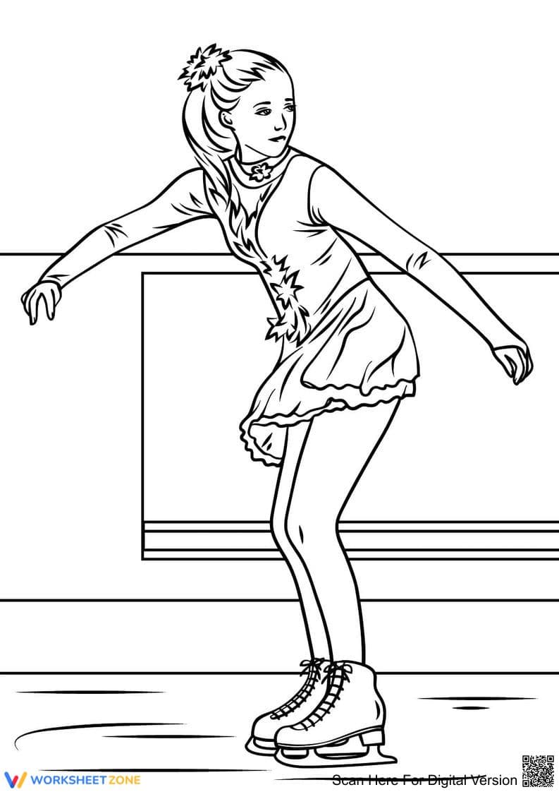 Worksheet Featuring a Teen Girl - Page 1
