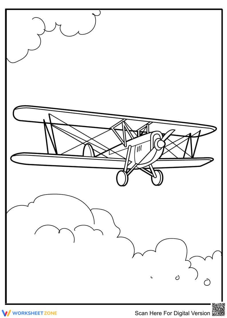 Explore the Sky with an Airplane - Page 1