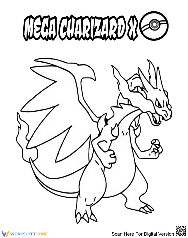 Fly High with a Charizard-Themed Worksheet! - Page 1