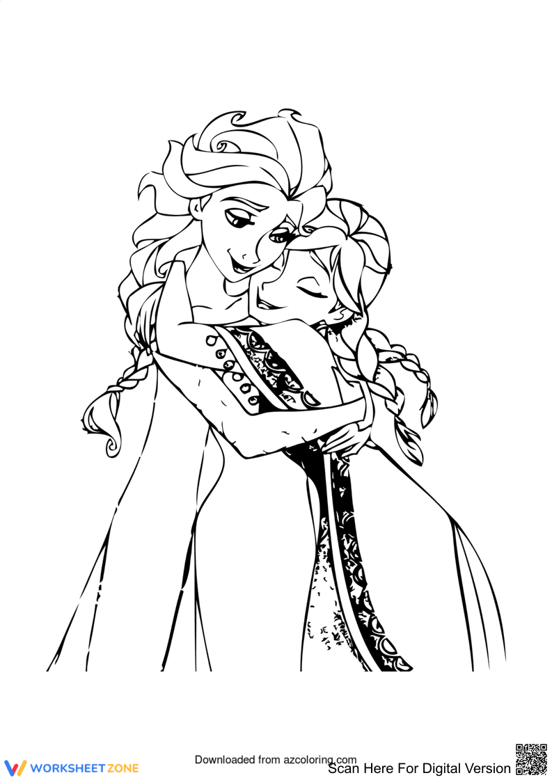 Happy Elsa and Anna: A Frozen Friendship - Page 1