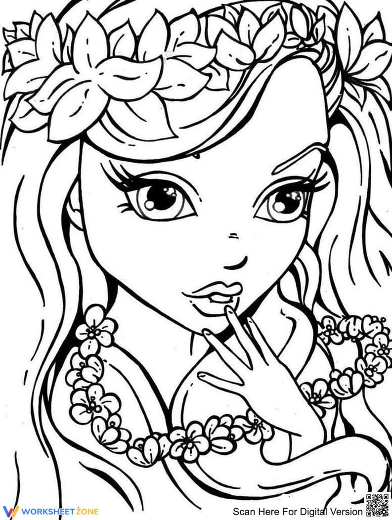 Lisa Frank Coloring Page | Printable Grade K-5 Art - Page 1