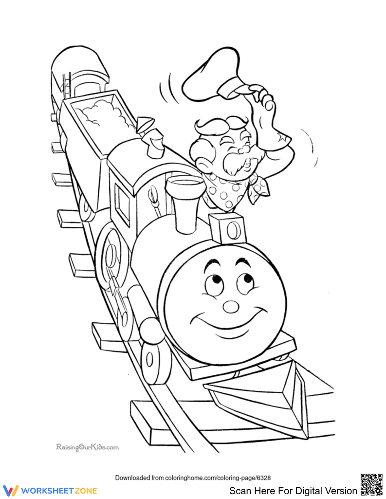 A Cute Train - Page 1