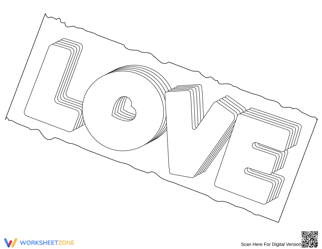 Expressing Love: A Worksheet for Exploring Affection - Page 1