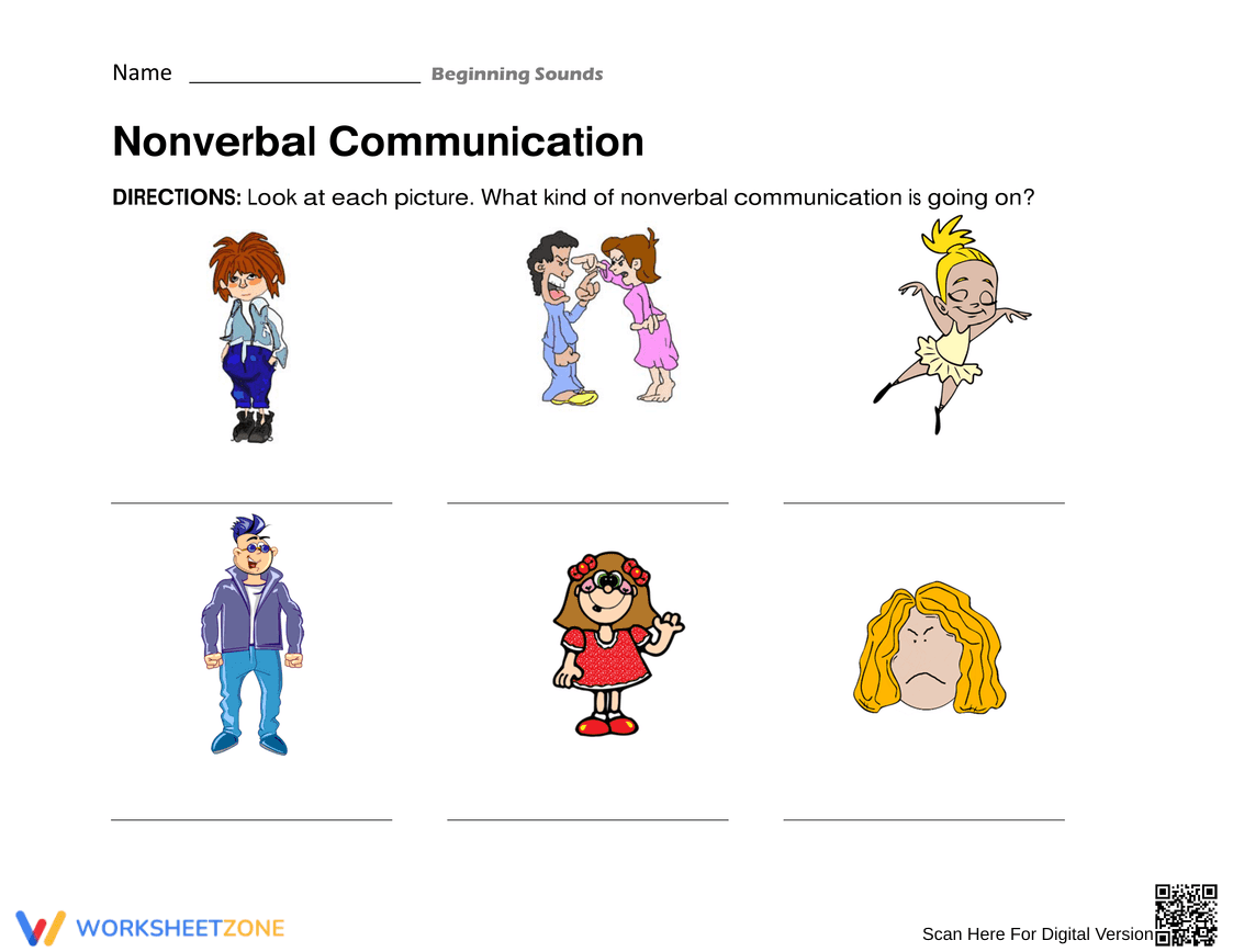 Communication Skills Practice Worksheet - Page 1
