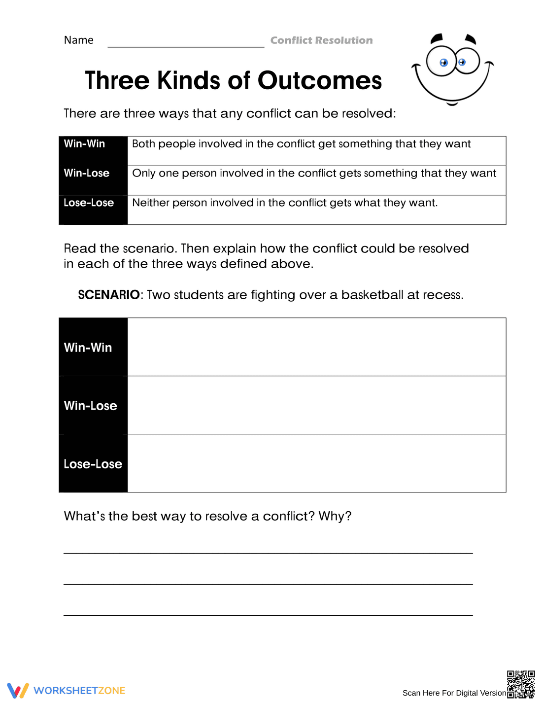 Exploring Three Kinds of Outcomes - Page 1