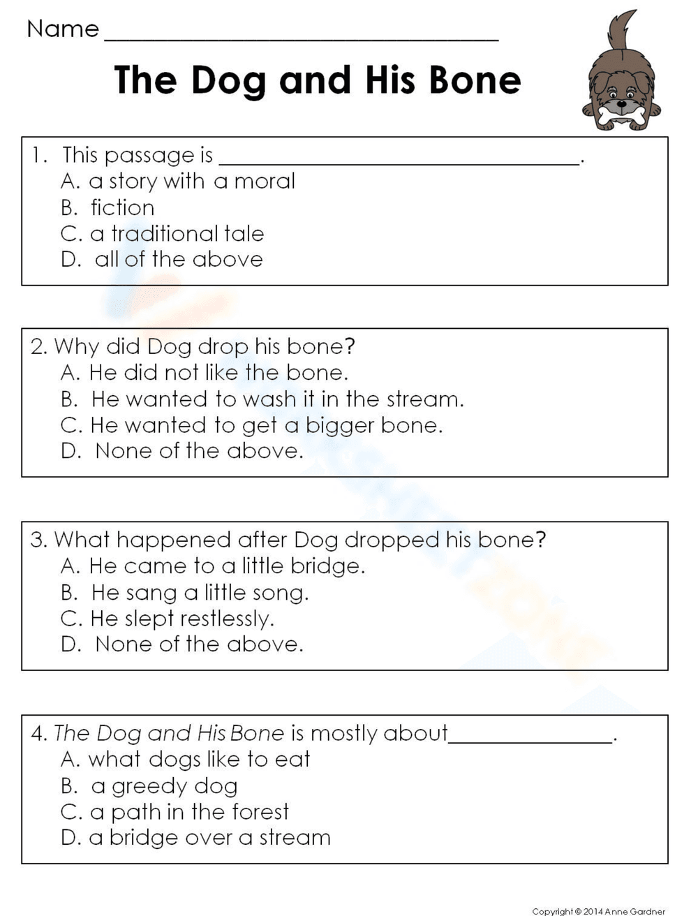 The Dog and His Bone: Exploring Moral Stories - Page 1