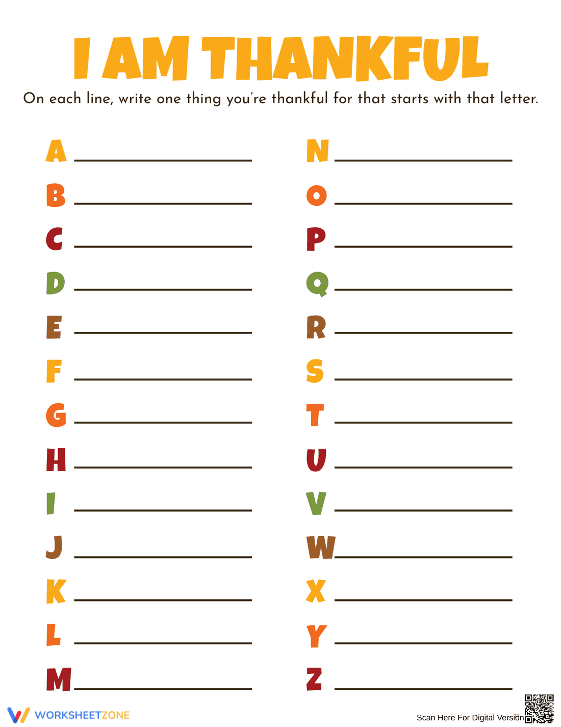 Cultivating Gratitude: Reflect and Appreciate - Page 1
