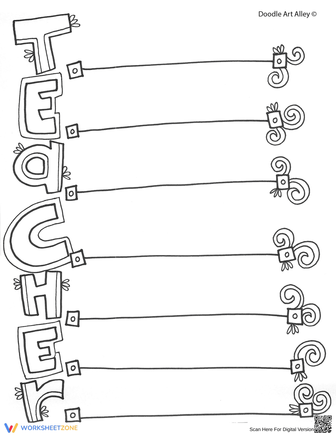 Teacher Poem: Creative Writing Activity - Page 1