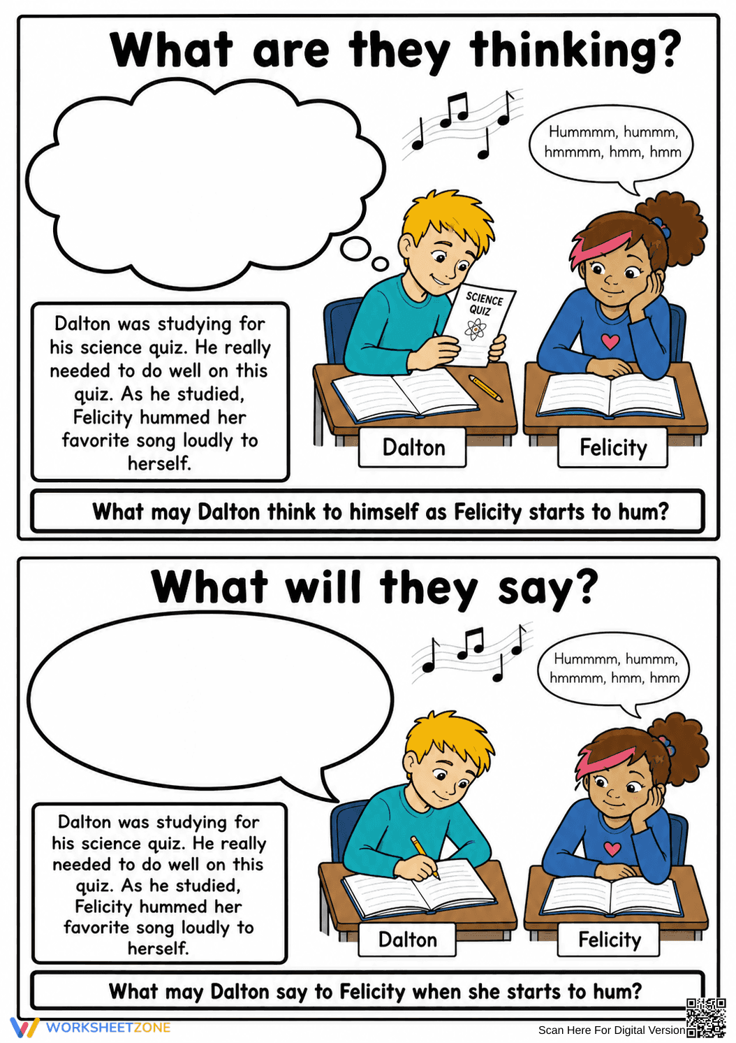 Interpreting Social Cues Worksheet | Grade 9-12 Ready - Page 1