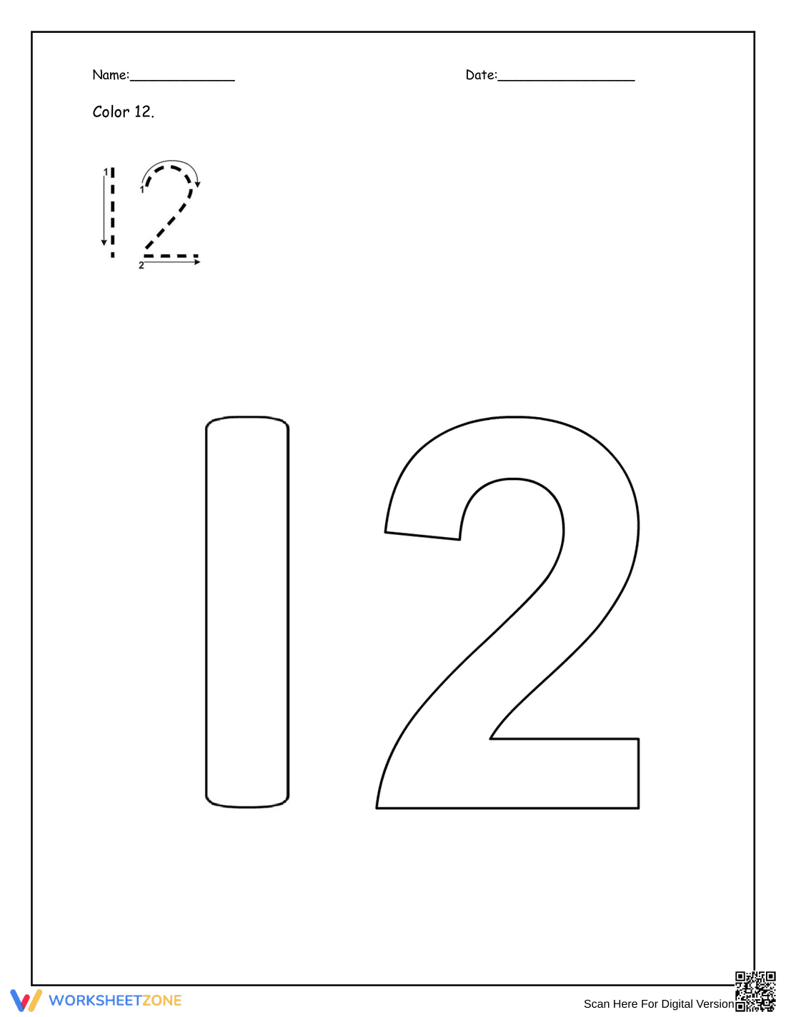 Learning Number 12: Introduction for Beginners - Page 1