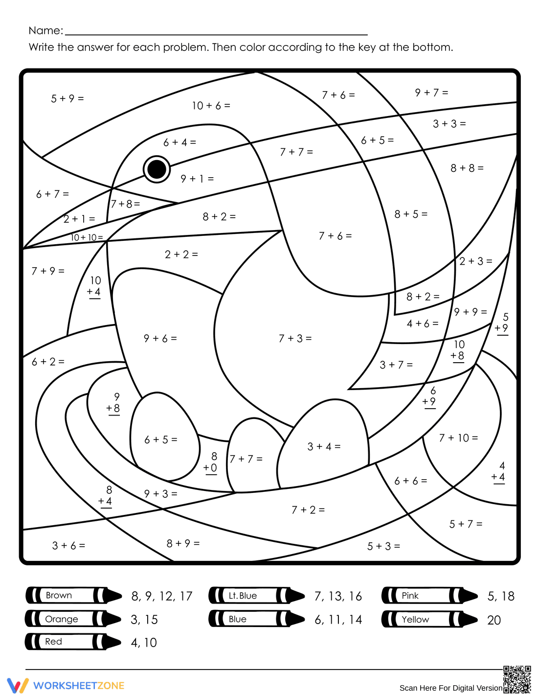 Mysterious Picture Puzzle Worksheet - Page 1