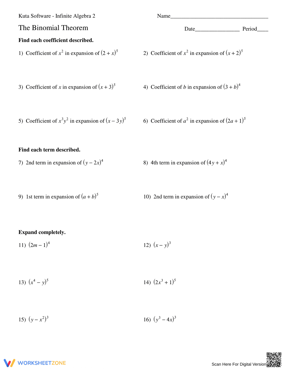 Understanding the Binomial Theorem - Page 1