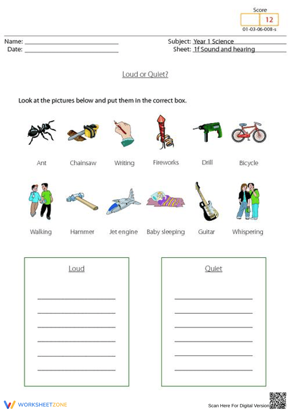 Fill in the Missing Words Worksheet - Page 1