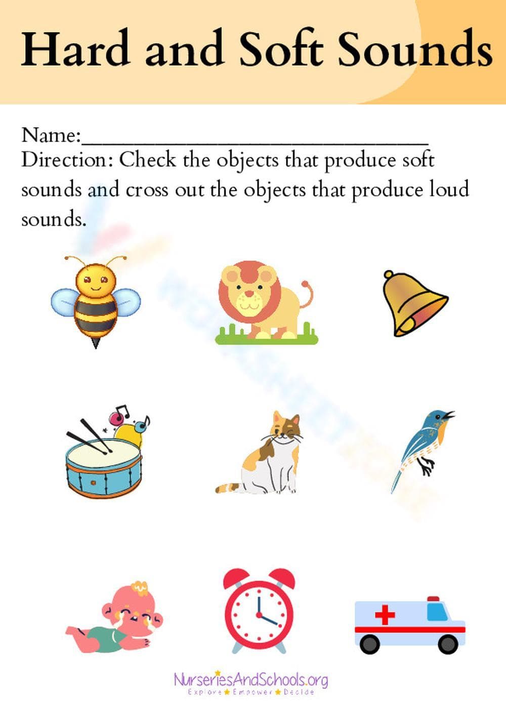 Exploring Hard, Soft, and Loud Sounds - Page 1