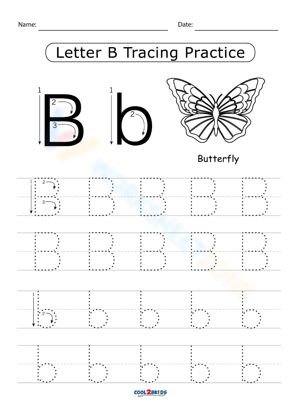 Explore the Letter B: Alphabet Learning - Page 1