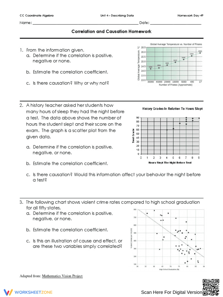 Explore Correlation and Causation in Depth - Page 1