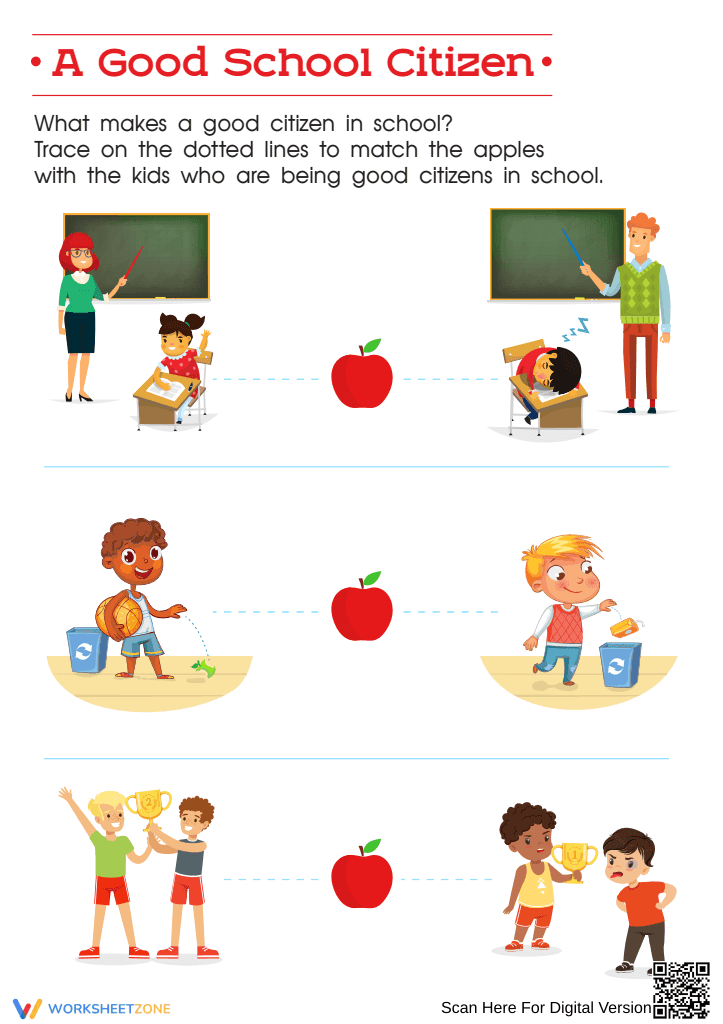 Good School Citizen: Qualities and Responsibilities - Page 1