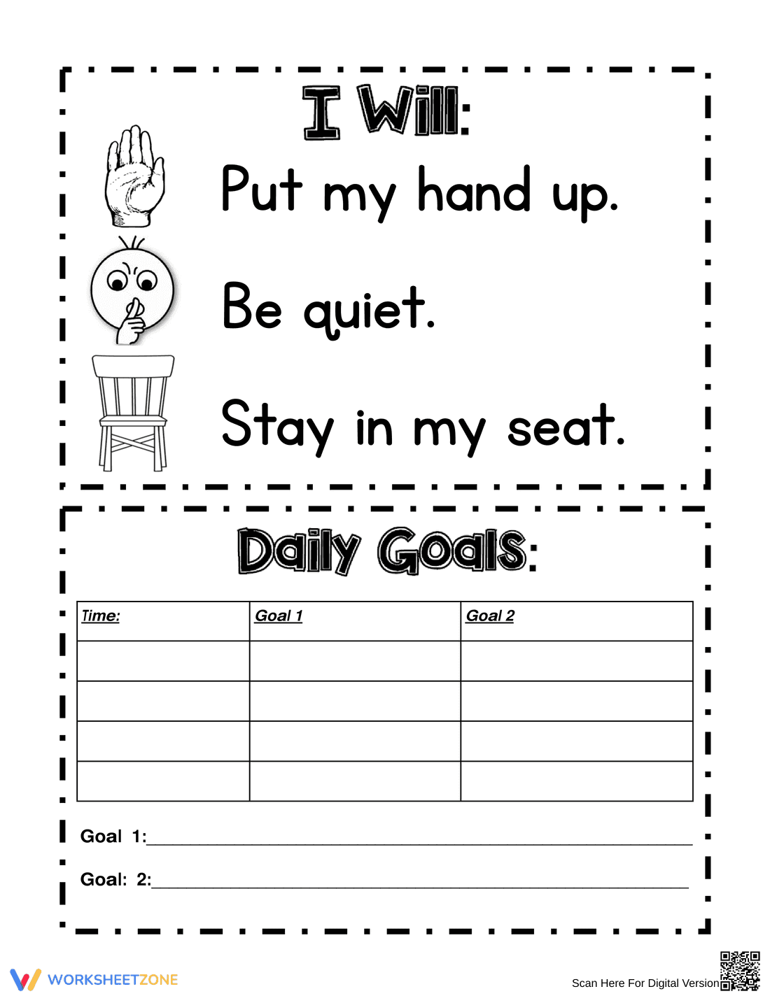 Self-Care Morning To-Do List Worksheet - Page 1