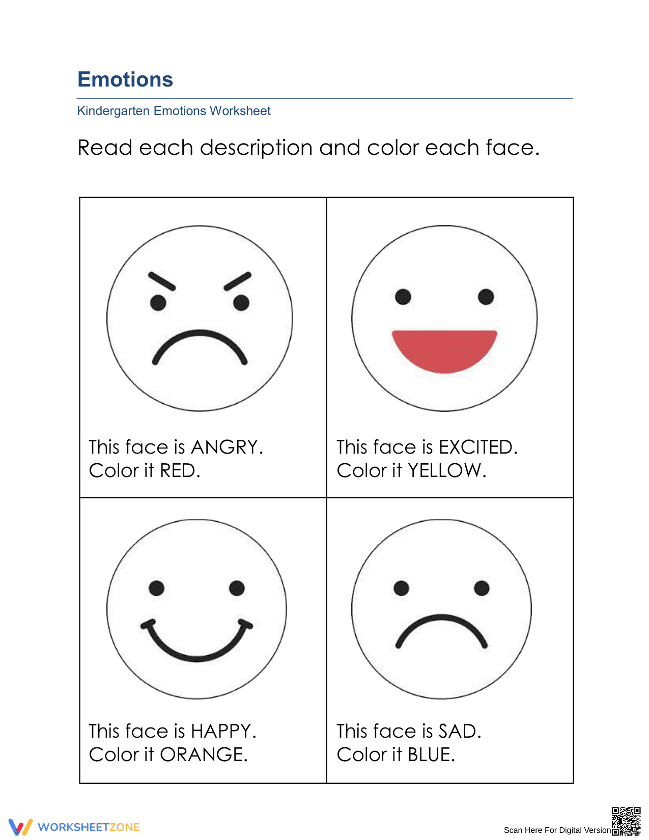 Exploring Different Emotions - Page 1