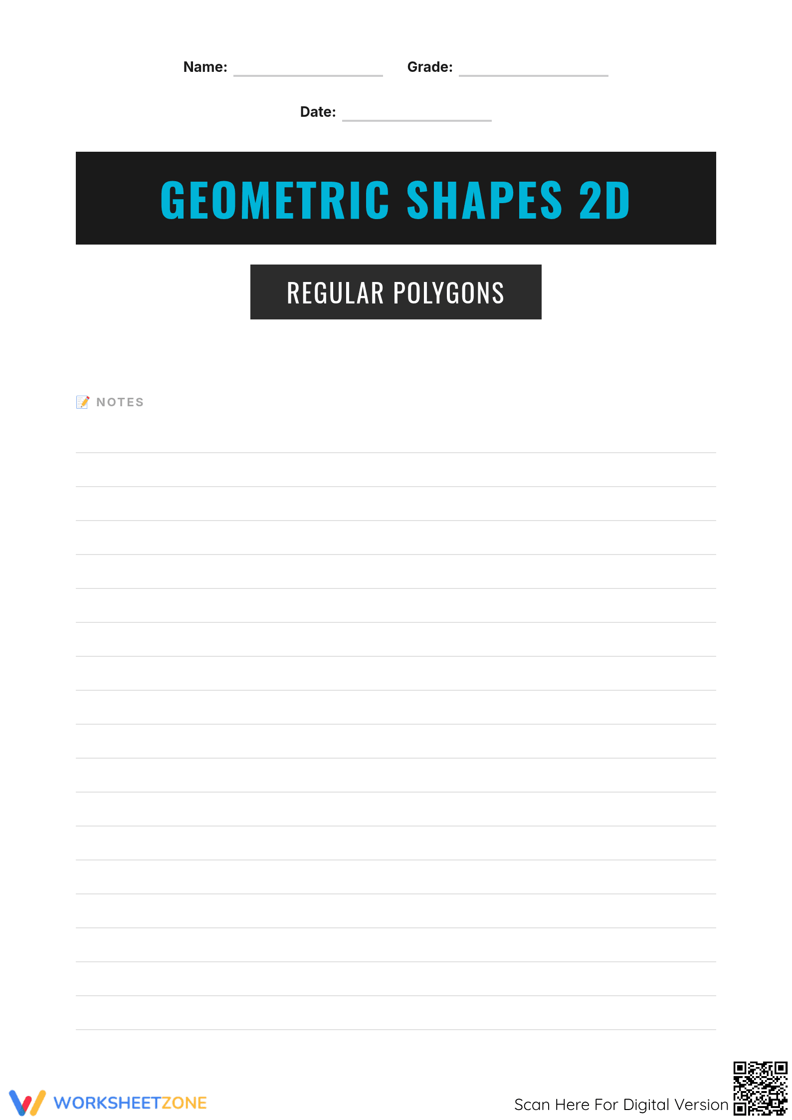 Essential Regular Polygons Guide | Grade 6-12 Geometry - Page 1