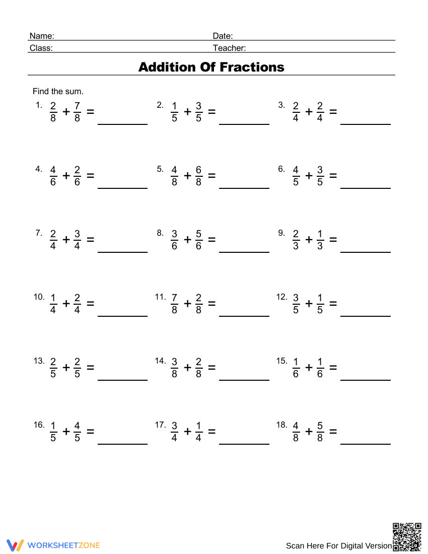 Practice Simplifying Complex Fraction - Page 1