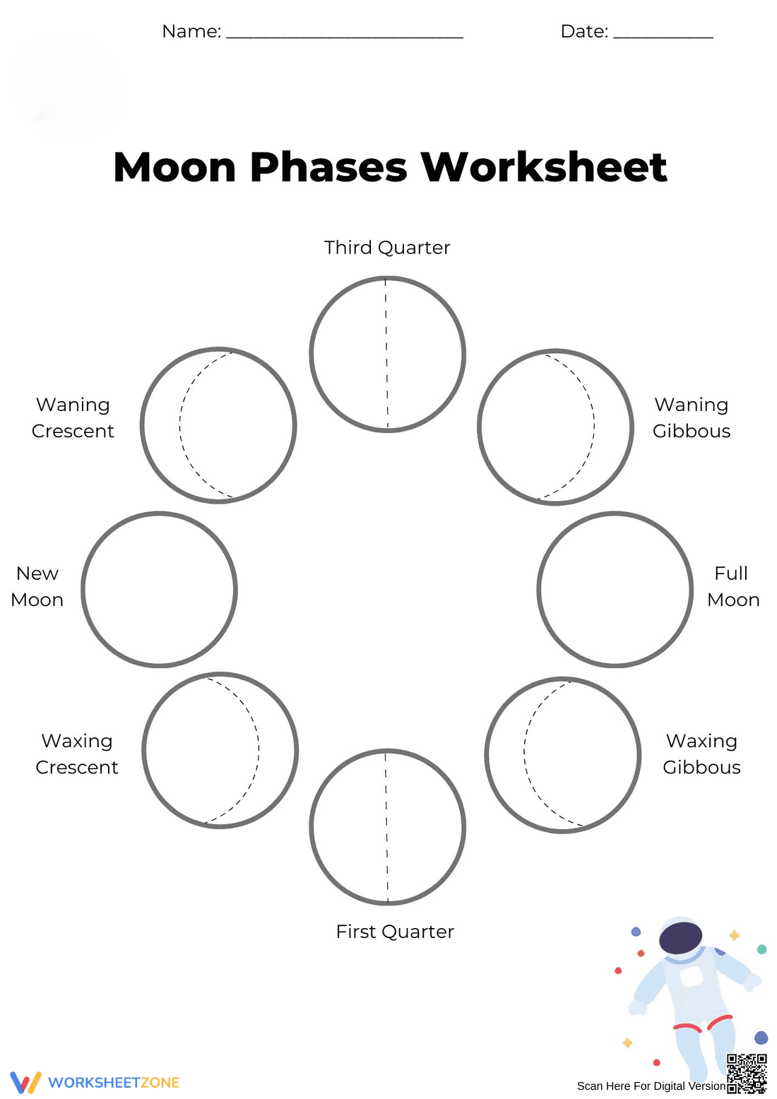 Discover the Lunar Phases - Page 1