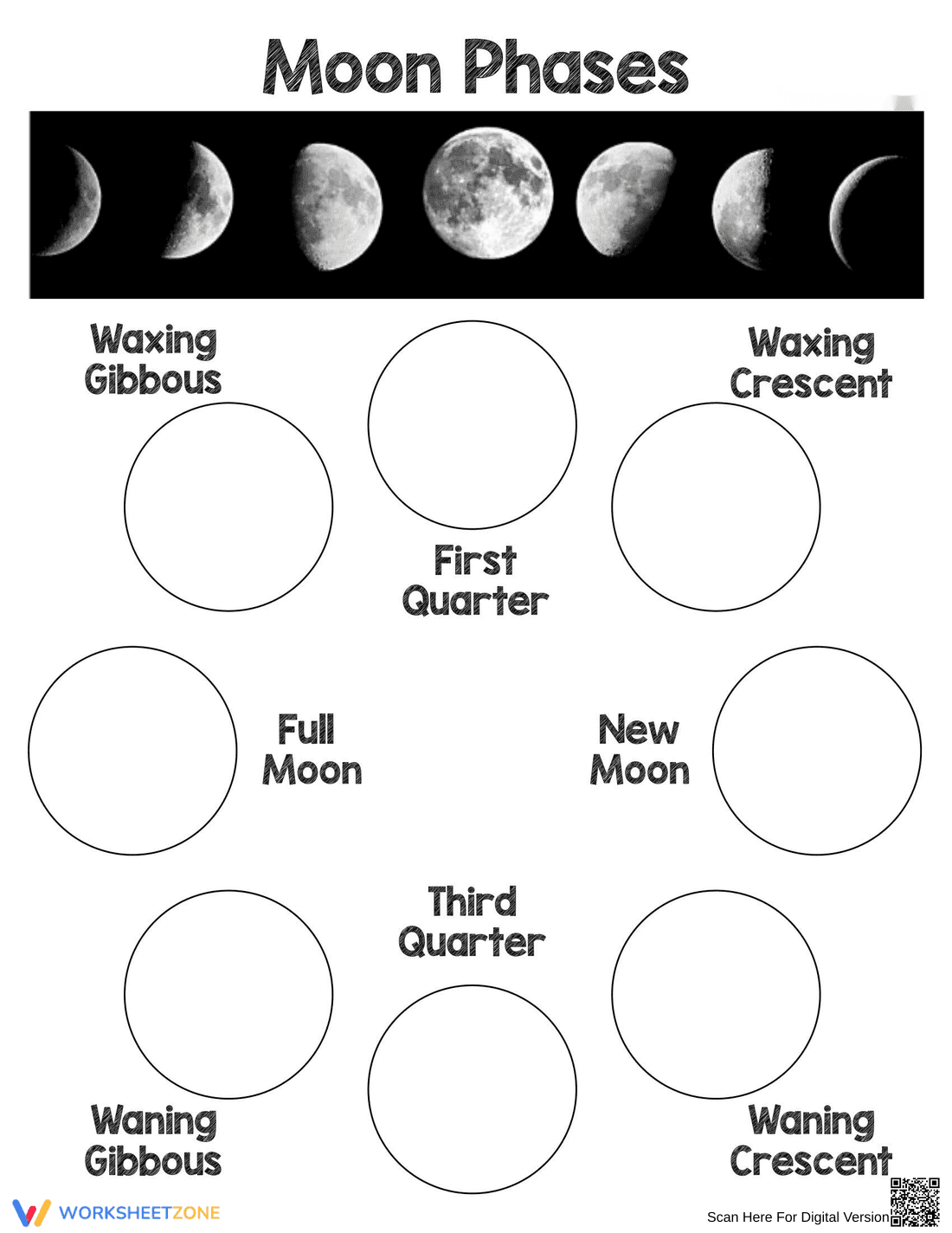 Learn the Phases of the Moon - Page 1