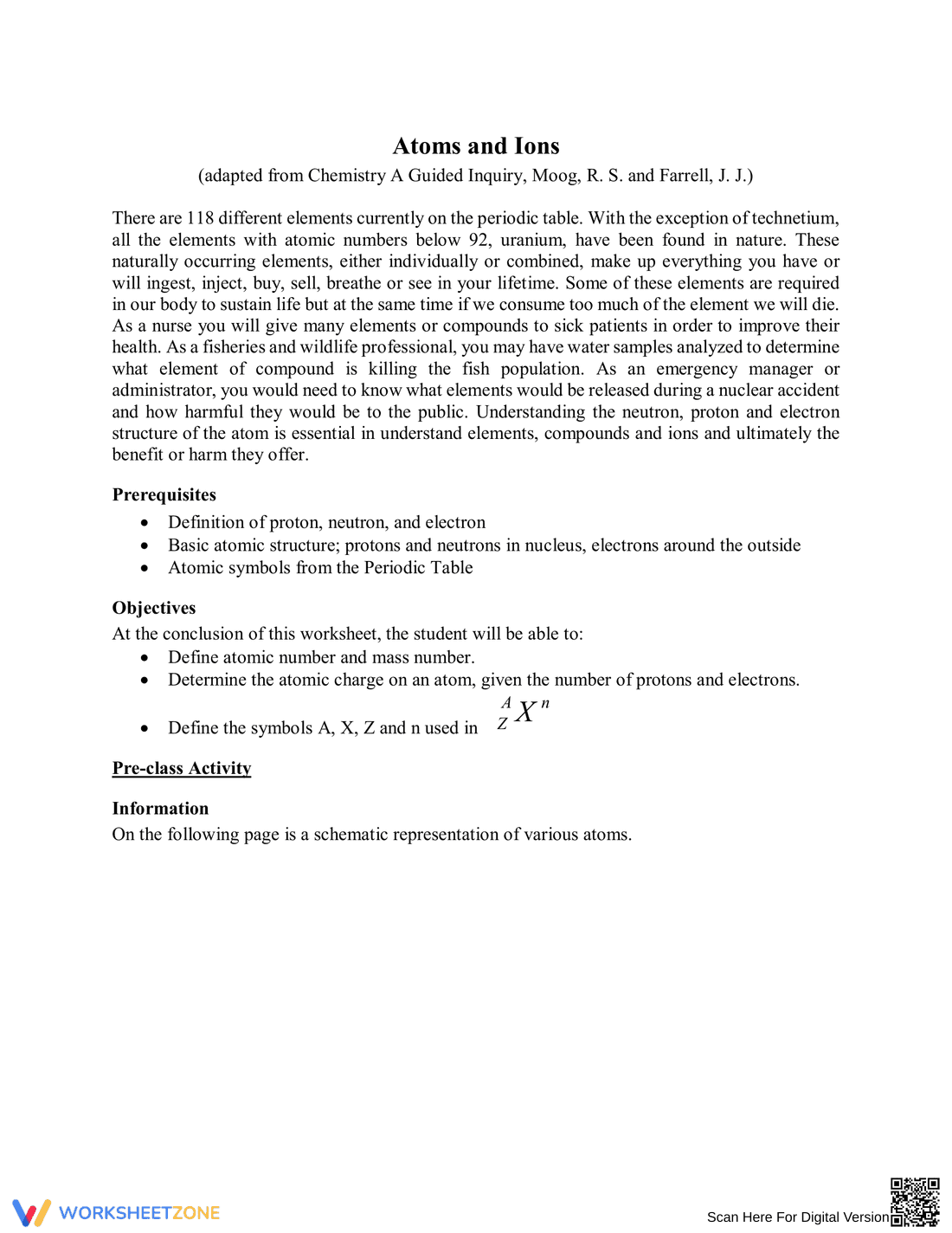 Explore Atoms and Ions - Page 1