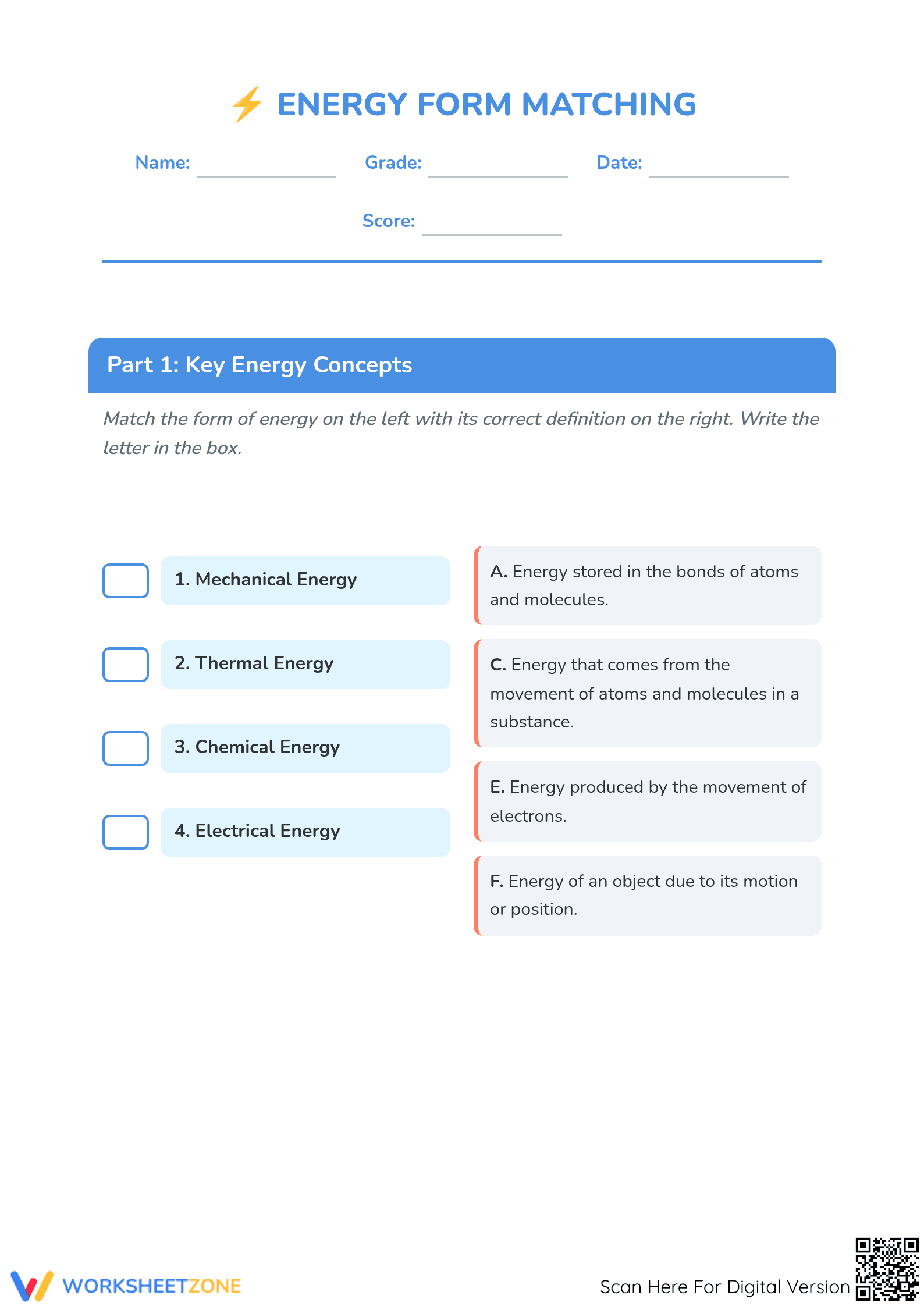 Matching Forms of Energy - Page 1