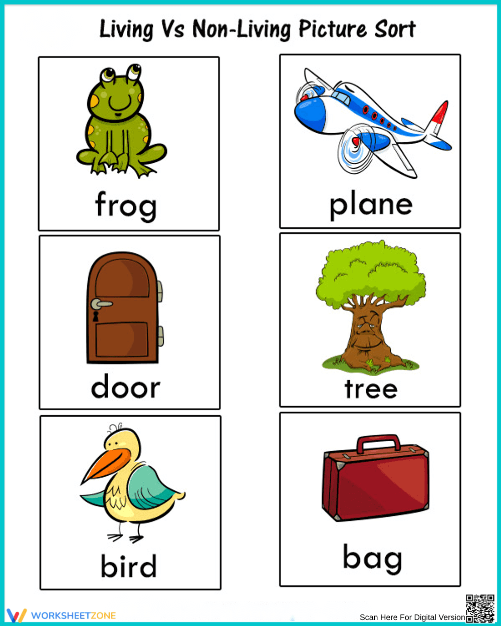Picture of Living and Non-Living Things - Page 1