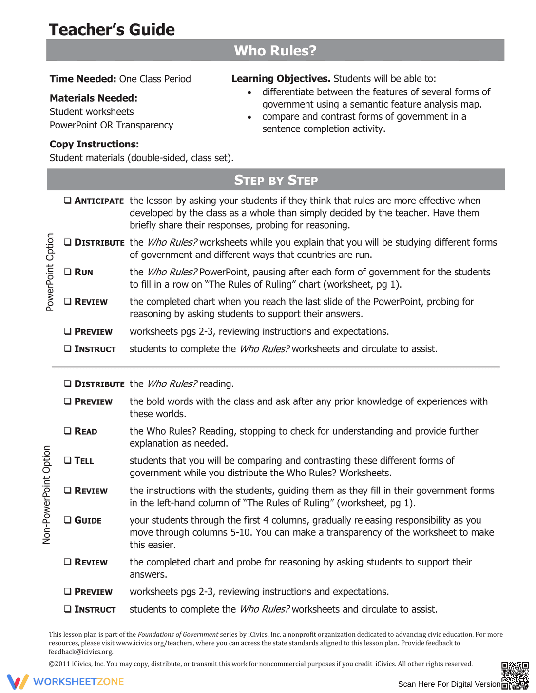 Updated Guide: Who Rules? Exploring Governments - Page 1