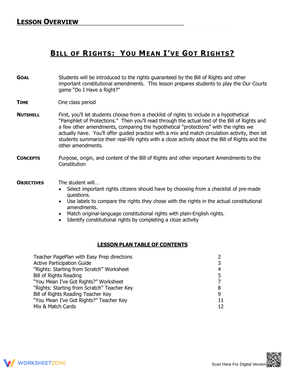 Bill of Rights - What are Your Rights? - Page 1