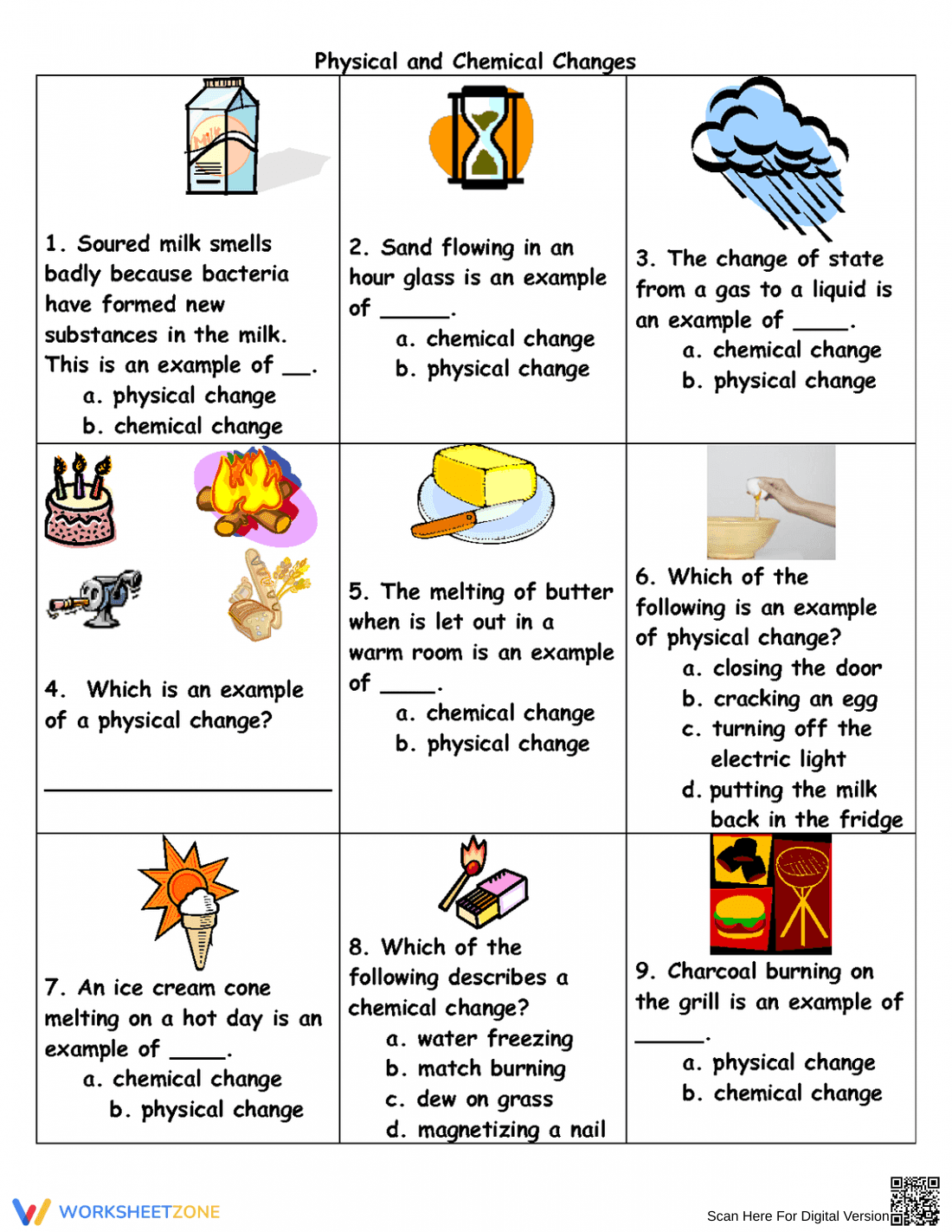 Physical and Chemical Changes Explained - Page 1