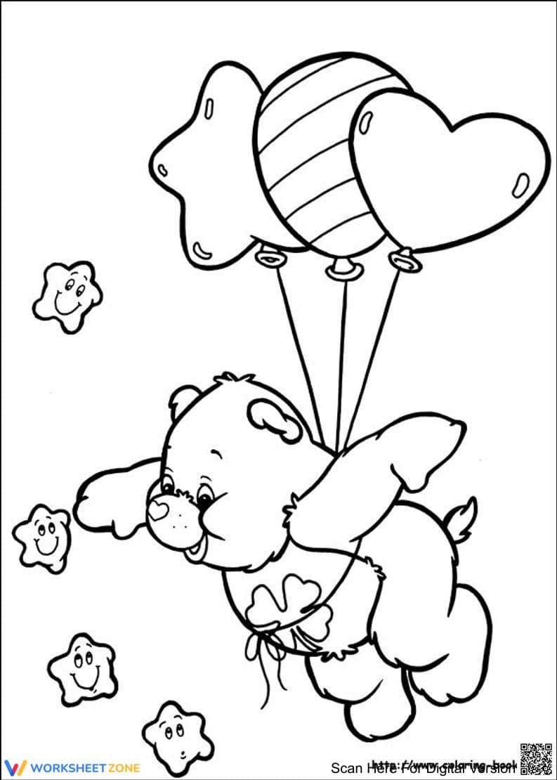 Care Bear Stars: An Engaging Activity Sheet - Page 1