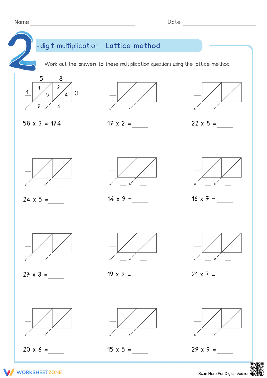 Lattice Method - Page 1
