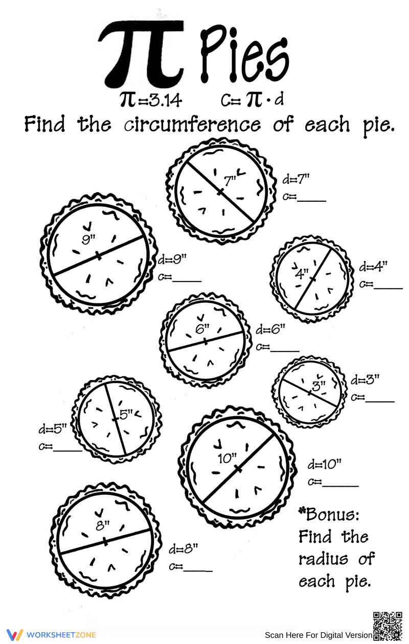 Maths for Pi Day Celebration - Page 1